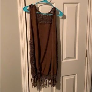 Boutique brown vest